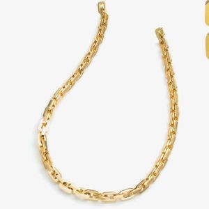 Gold Eddie Borgo Supra Link Necklace